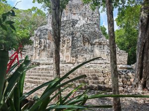 Verwunschene Reste im Dschungel - Ruinen in Chicanná